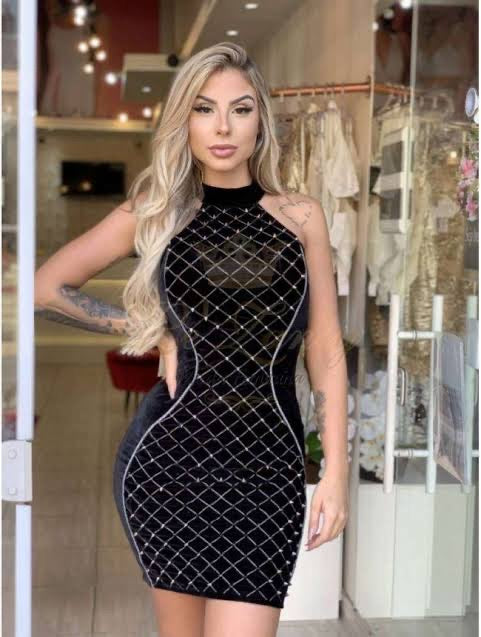 Vestido bordado manual Perfect Way 06121 BF 💫