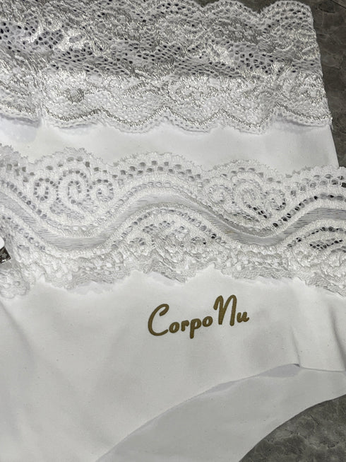 …Calcinha corte a laser renda na pala