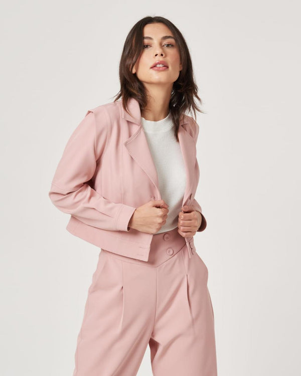 Jaqueta Biker botão forrado💫