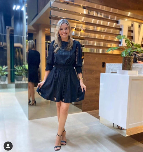 Vestido curto em Suede💫