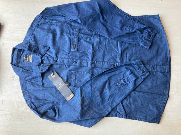 Camisa Jeans Masculina Slim