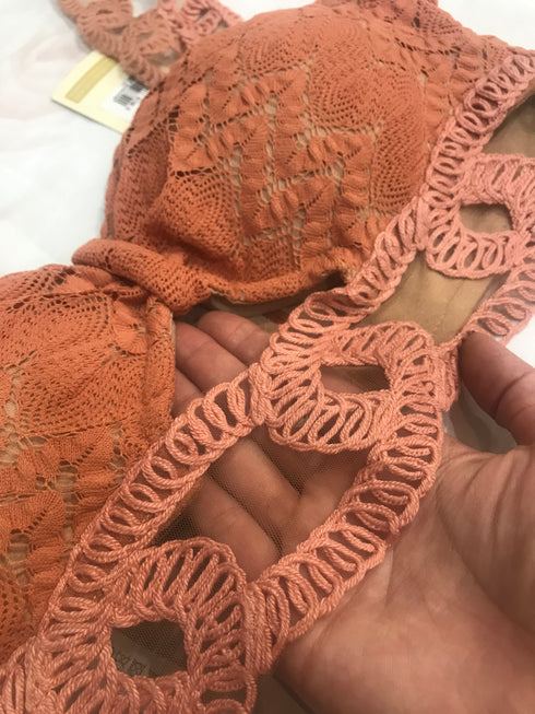 Conjunto MondaBelle Rosê crochê💫