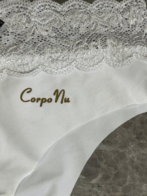 …Calcinha corte a laser renda na pala