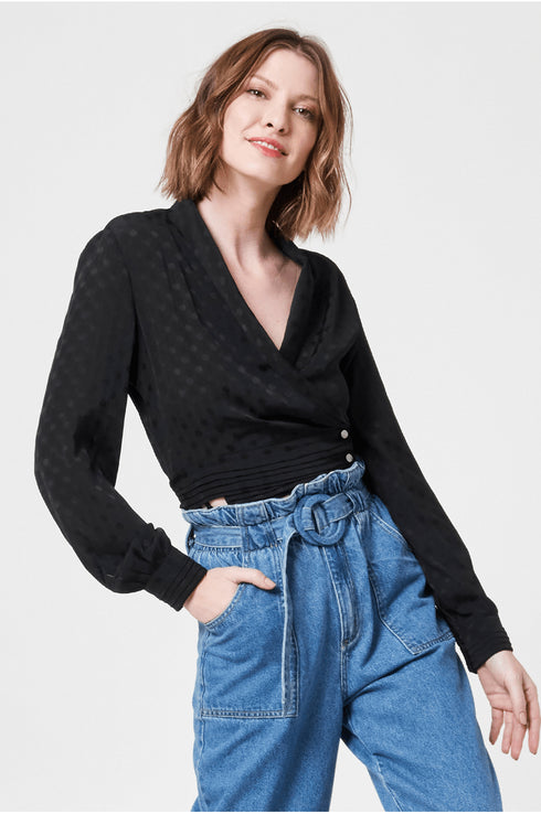 Camisa Decote Transpassado💫