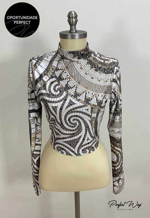 TOPS CROPPED EST EXCL MANGA LONGA MI134238C