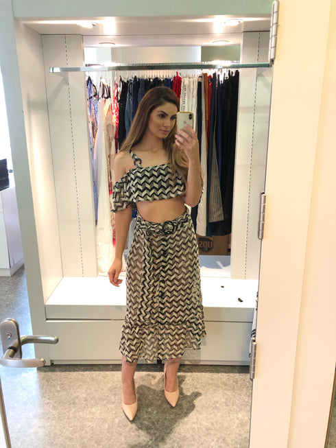 Conjunto Cropped + saia - MondaBelle💫