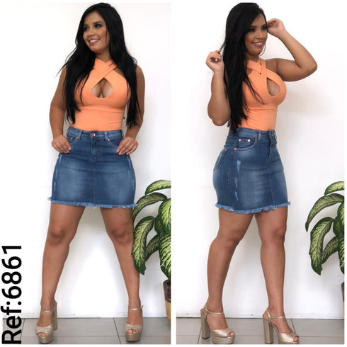 Saia Jeans Sneth 6861💫
