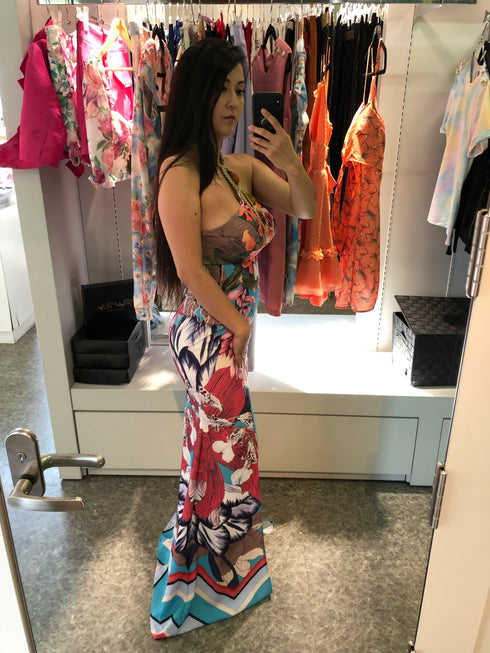 Vestido estampado Francielle Morezzi 12197