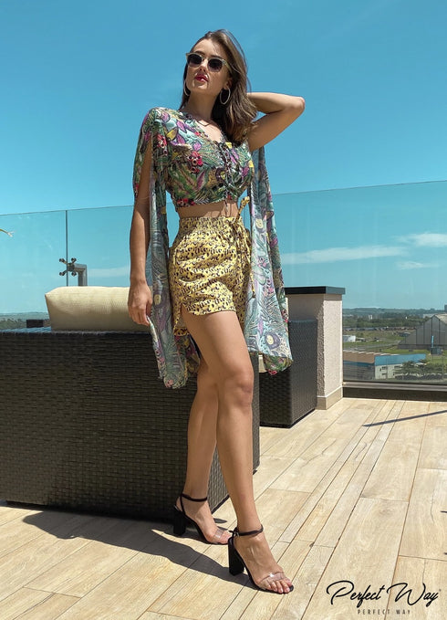 Conjunto Perfect Way estampa onça️ 💫