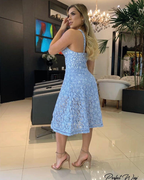 Vestido Renda com Shorts NV06424💫