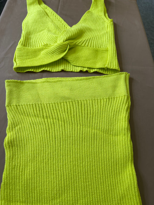 Conjunto de Tricot midi