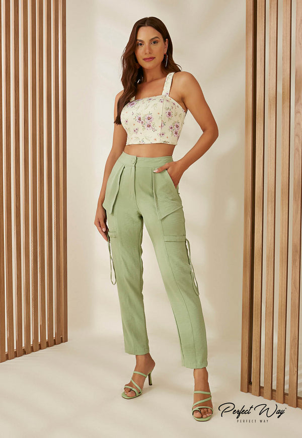 TOPS CROPPED EST EXCEL AMARELO MV234168💫
