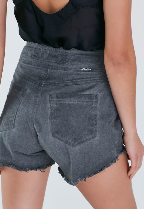 Shorts Jeans Preto desfiado 💫