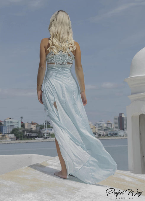 Conjunto Vestido Perfect Way com top e short️💫