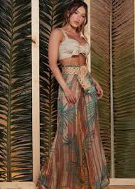 Conjunto Cropped + Calça - MondaBelle 2451💫