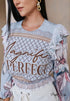 TOP T SHIRT MANGA LONGA ESTAMPA EXCLUSIVA LO134230💫