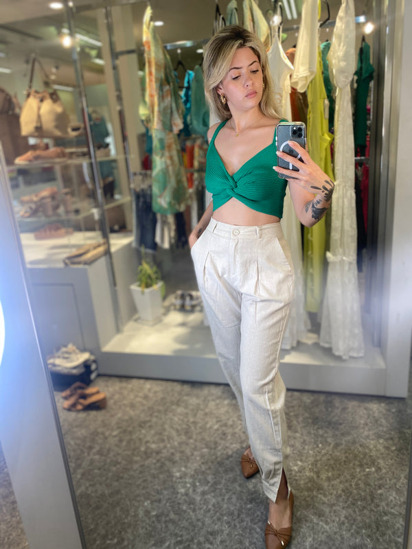 Calça de Linho Jogger💫