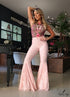 Calça De Renda Flare Unica RV811145💫