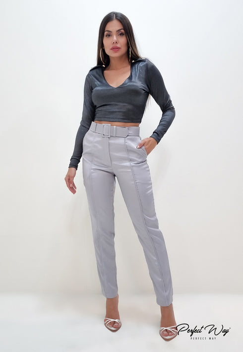 CALÇA ALFAIATARIA/COS ALTO PERFECT WAY MI111312💫