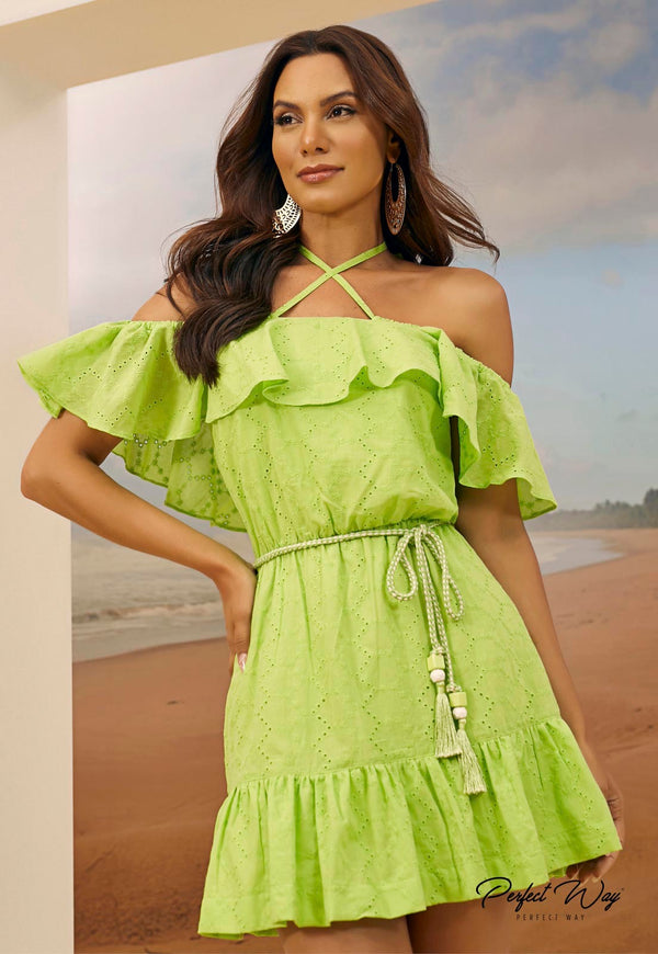 VESTIDO C/ CORDÕES 💫