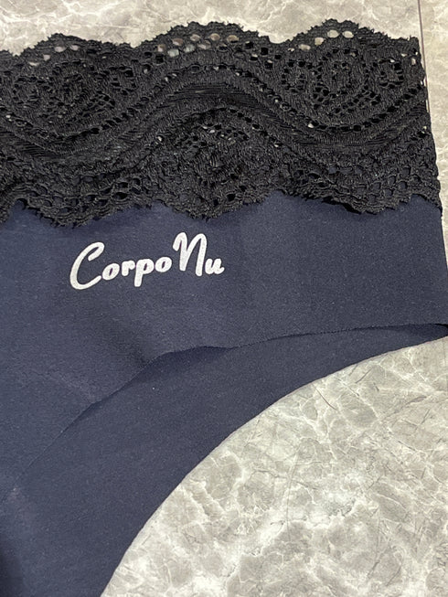 …Calcinha corte a laser renda na pala