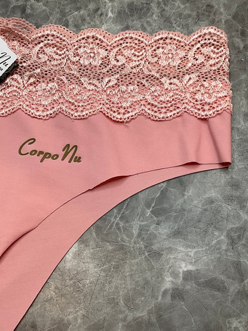 …Calcinha corte a laser renda na pala