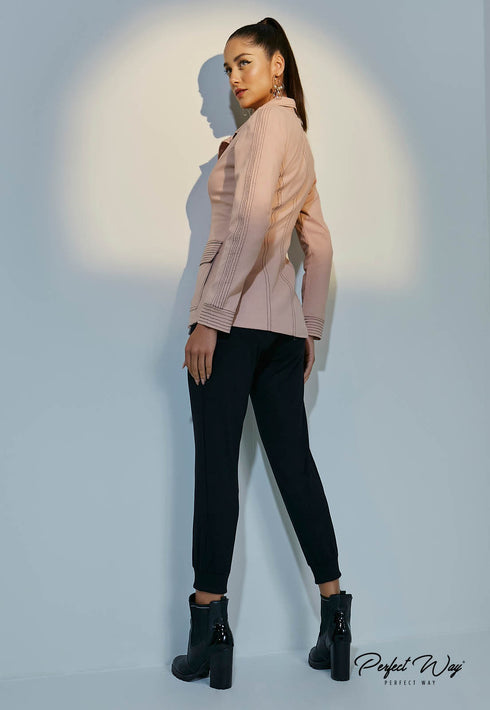 Casaco com Bolsos E Pespontos RI118059 💫