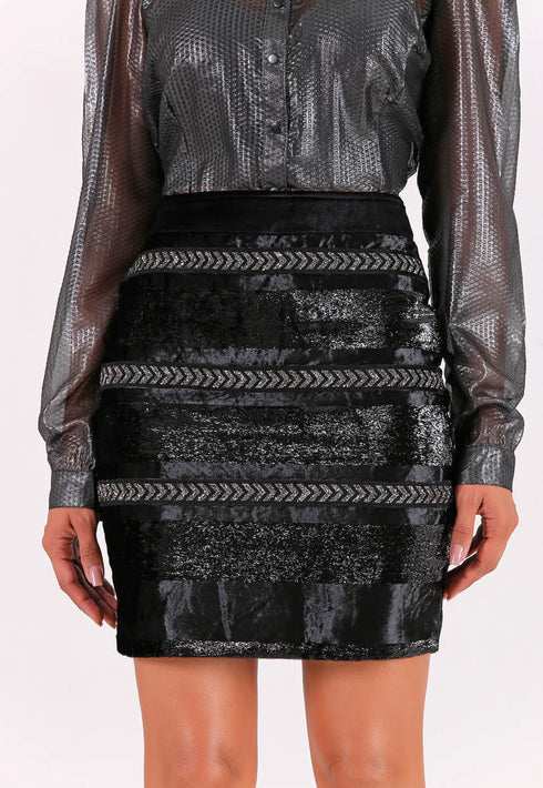 Conjunto saia e camisa Perfect Way 15080