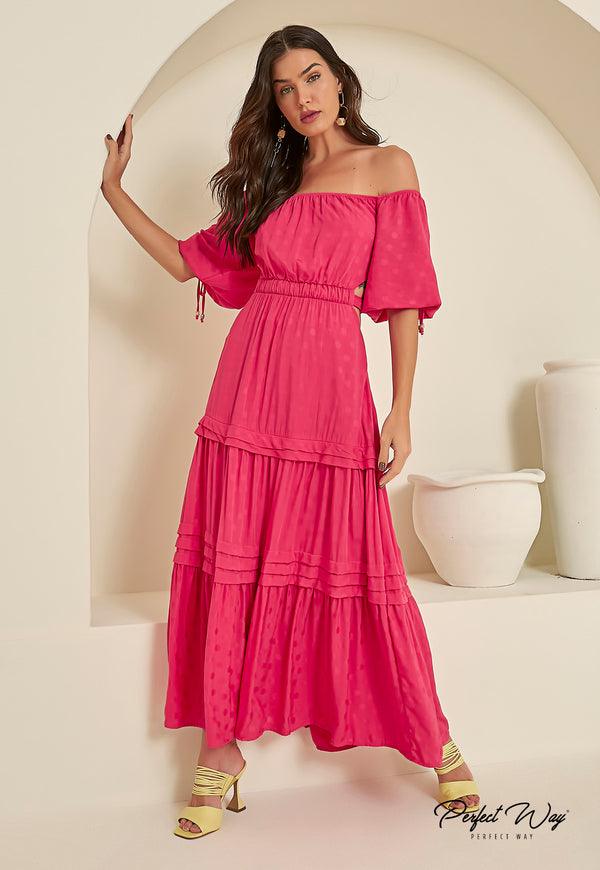 VESTIDO LONGO PERFECT WAY LV26024 💫