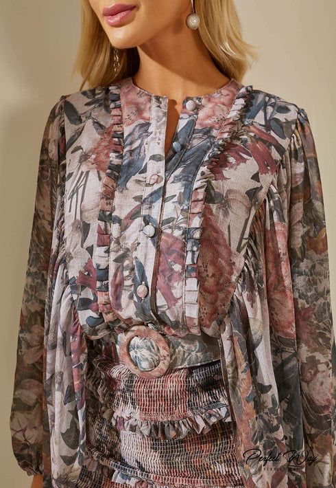 Vestido Soltinho Perfect Way com cinto MI16147