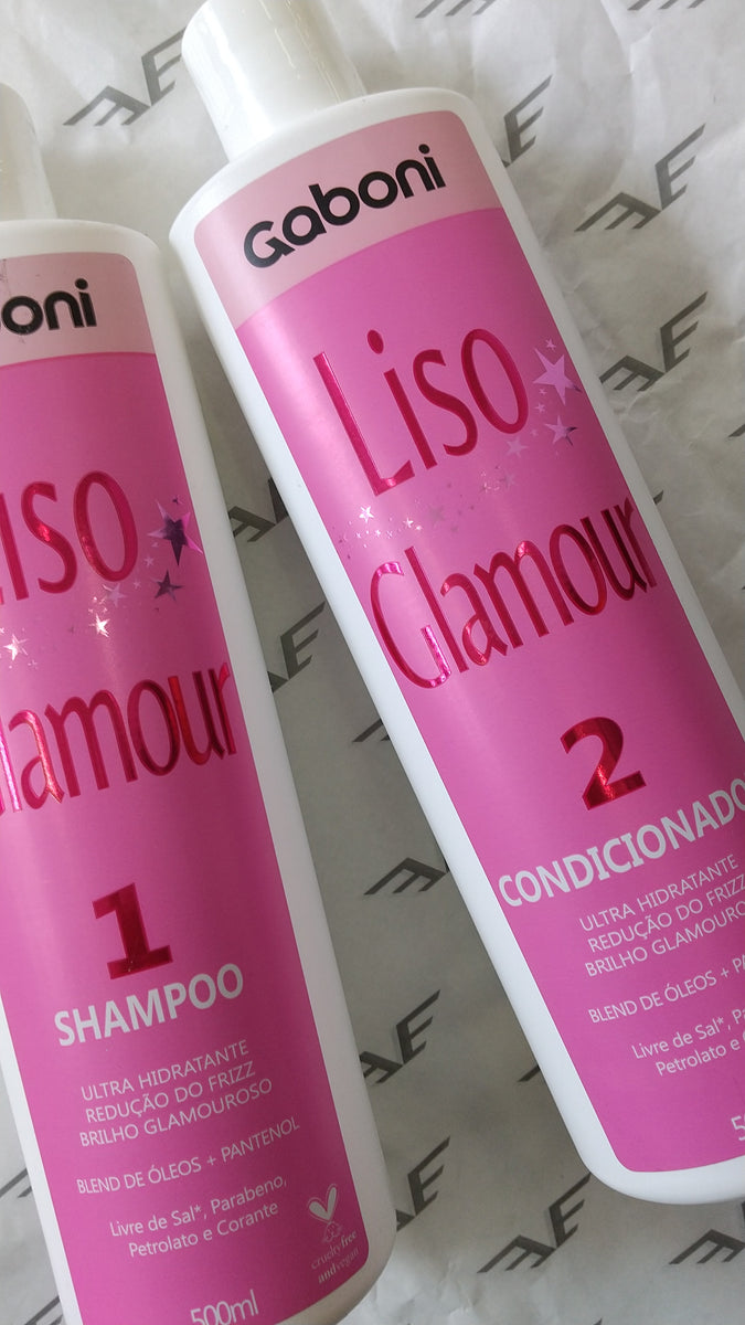 Gaboi Gaboni - Liso glamour Shampoo e Condicionador 500ml cada – Exotic Fashion
