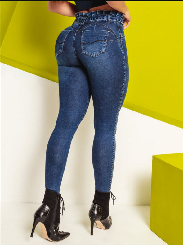 PIT BULL CALÇA CLOCHARD COM CINTO