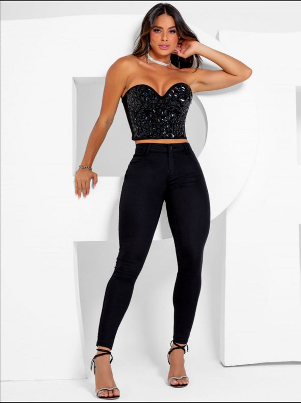 PIT BULL CALÇA SKINNY FEMININA COLOR